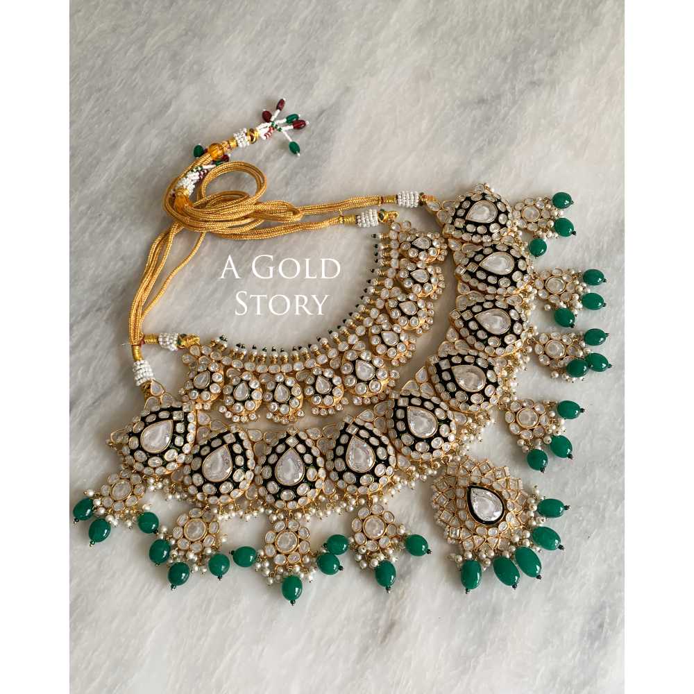 RANI JAAN KUNDAN POLKI BRIDAL SET