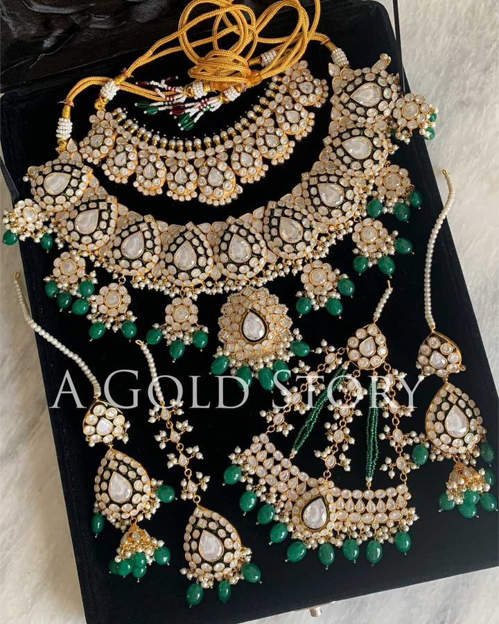 RANI JAAN KUNDAN POLKI BRIDAL SET