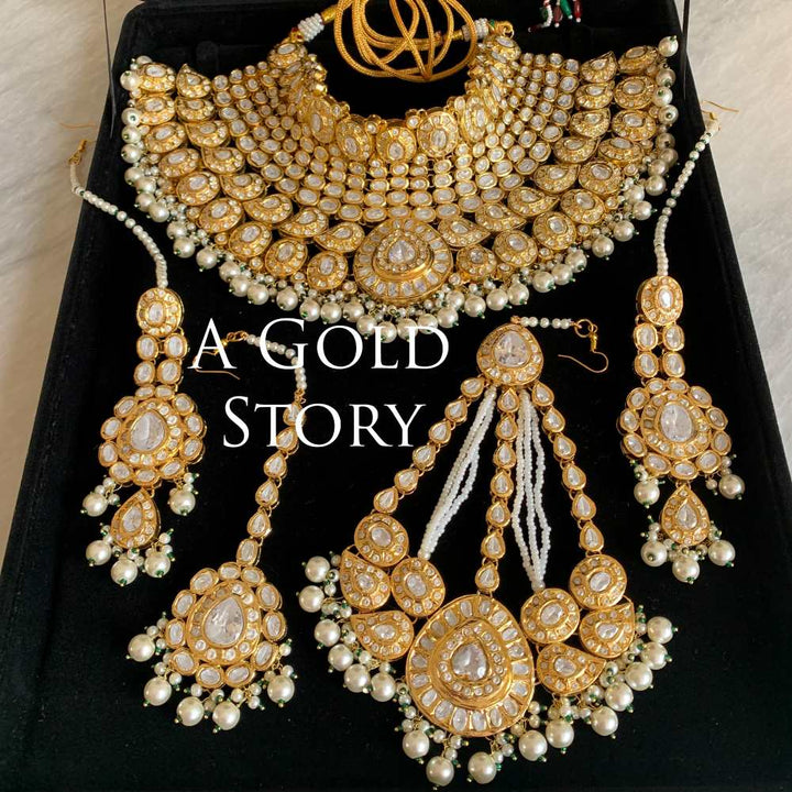 DIVIYA KUNDAN POLKI BRIDAL SET