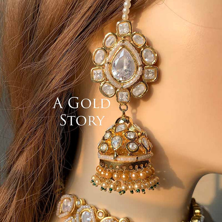 ANDALAH BRIDAL KUNDAN POLKI SET