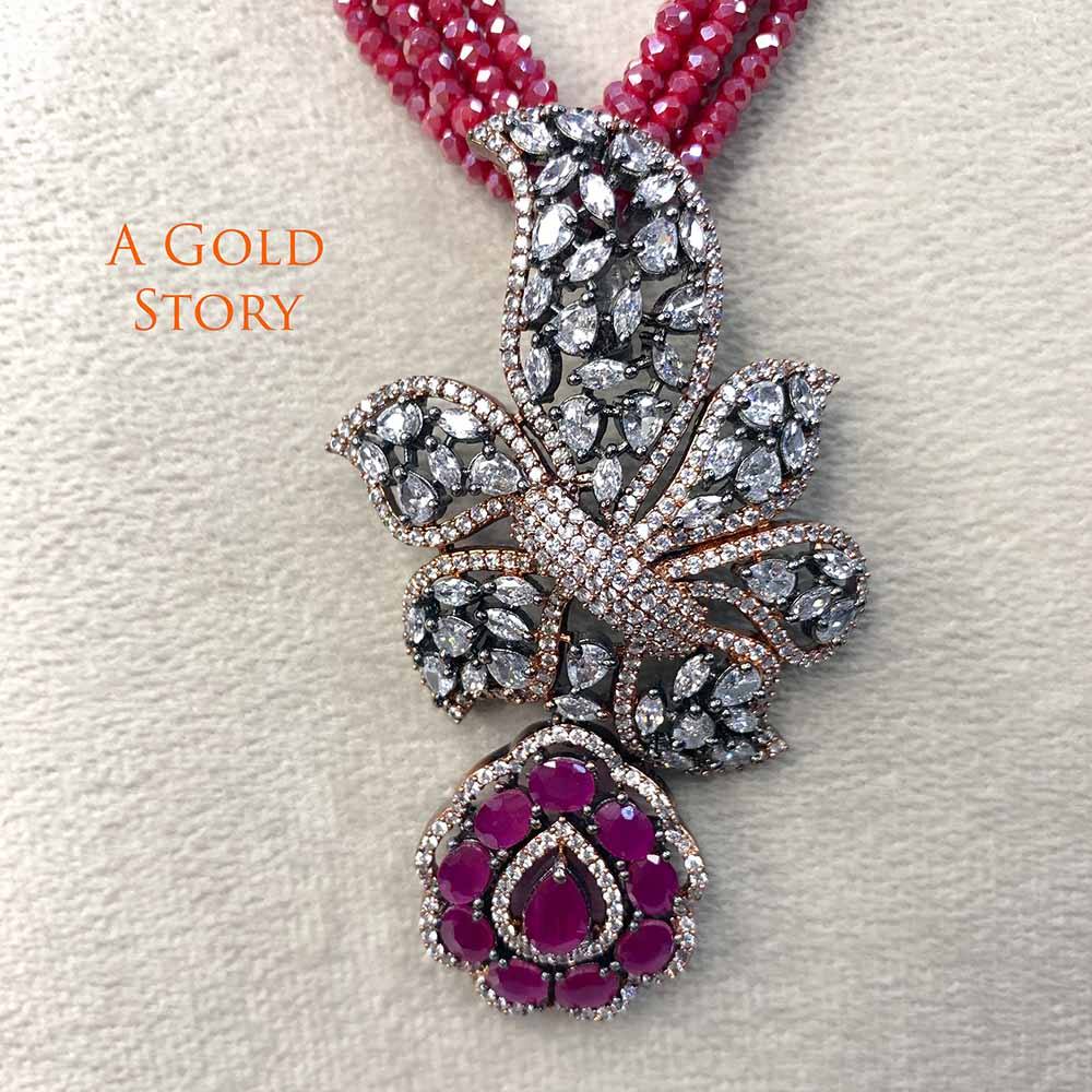 LIYA MAALA SET MAROON/ RED
