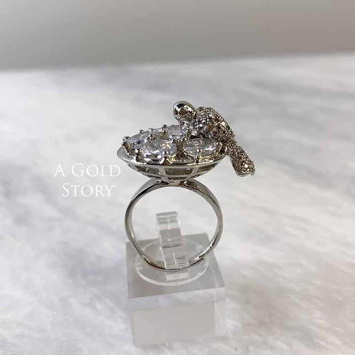 BIRD RING WHITE