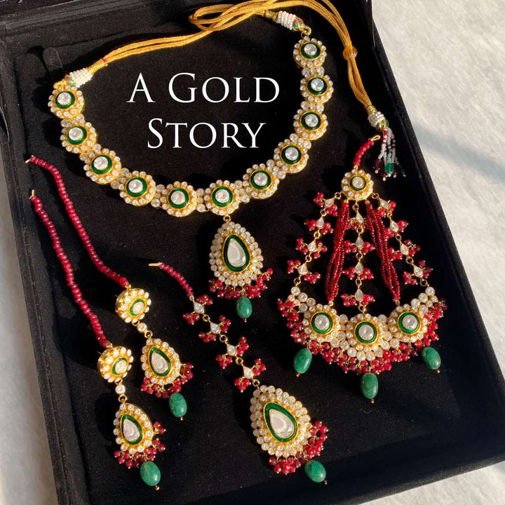 KHUSHBOO KUNDAN POLKI BRIDAL SET