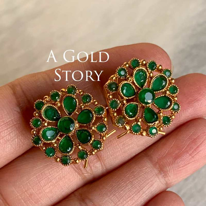 AABASAH PENDANT SET GREEN