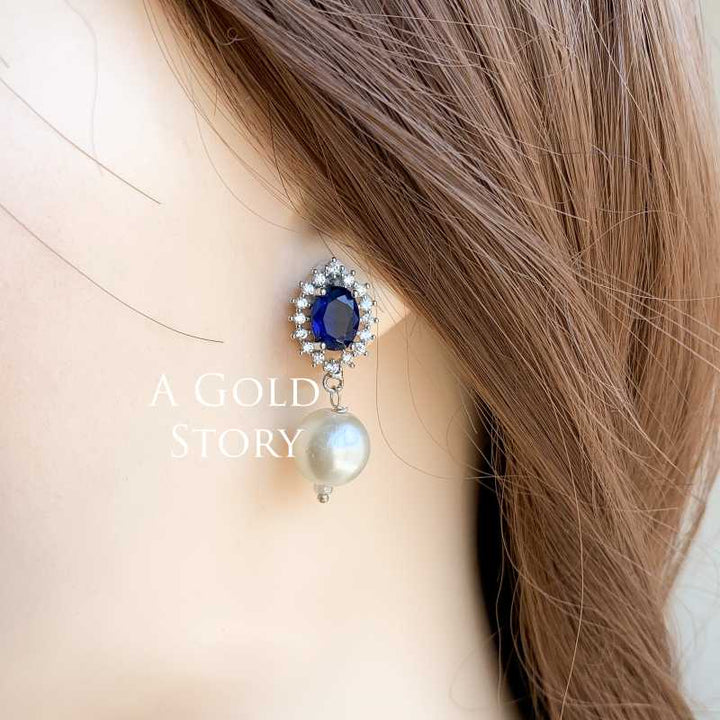 MELODY EARRINGS BLUE