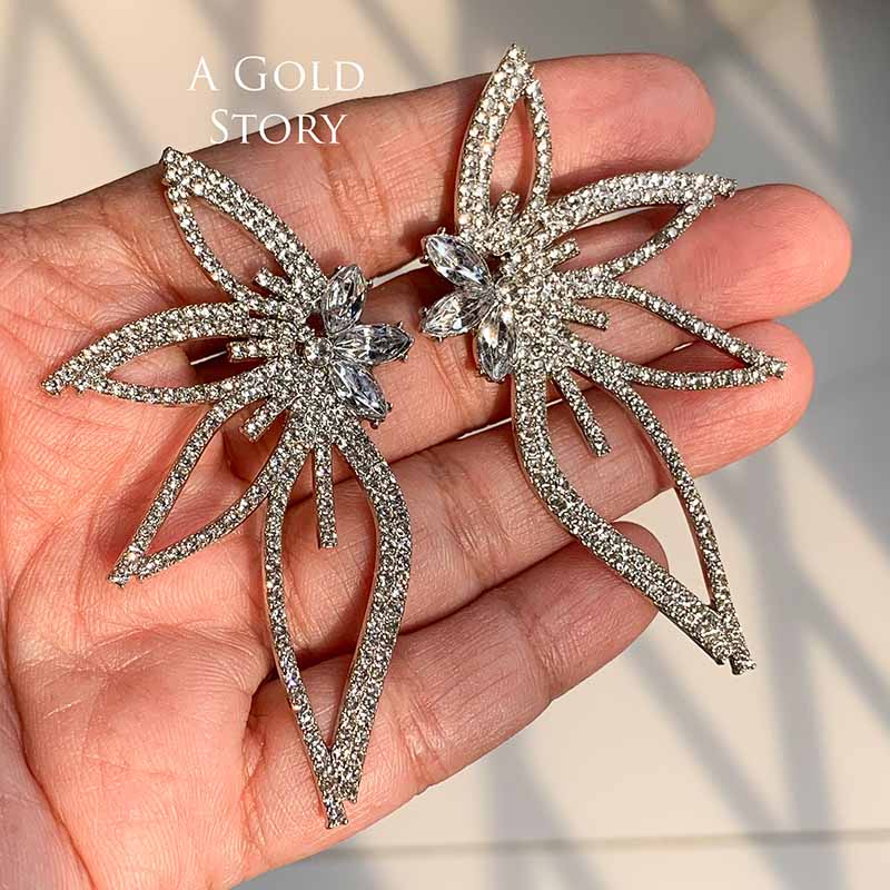 AZLEA EARRINGS SILVER