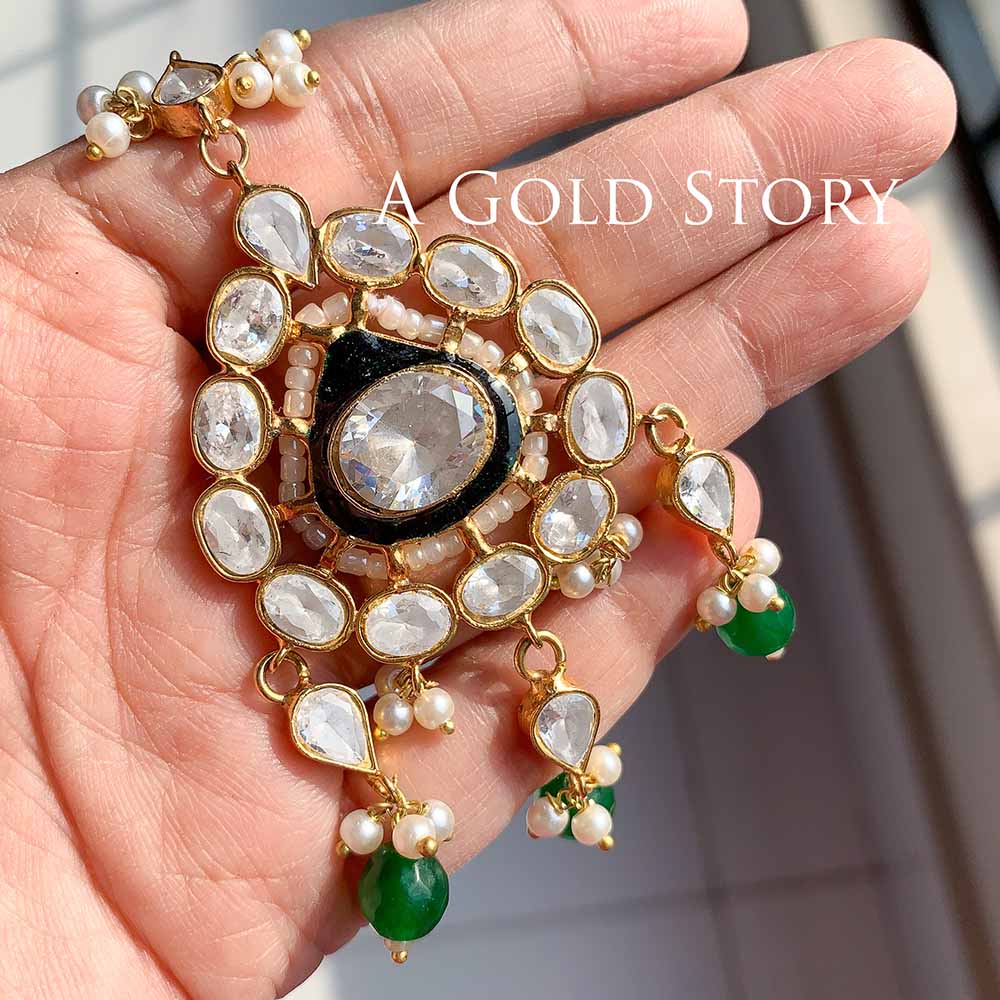 AANIYA KUNDAN POLKI BRIDAL SET