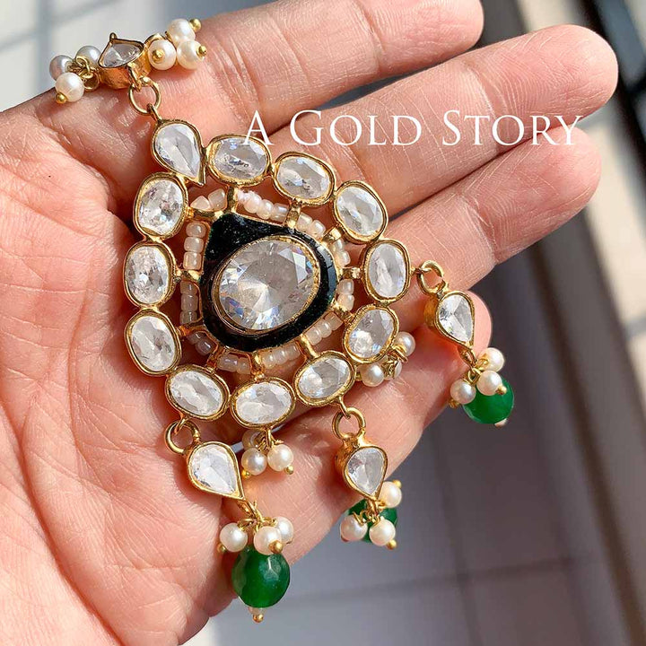 AANIYA KUNDAN POLKI BRIDAL SET