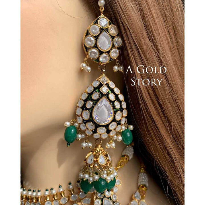 RANI JAAN KUNDAN POLKI BRIDAL SET