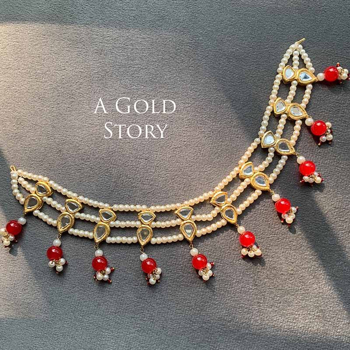 SAMEERA NECKLACE RED/MAROON