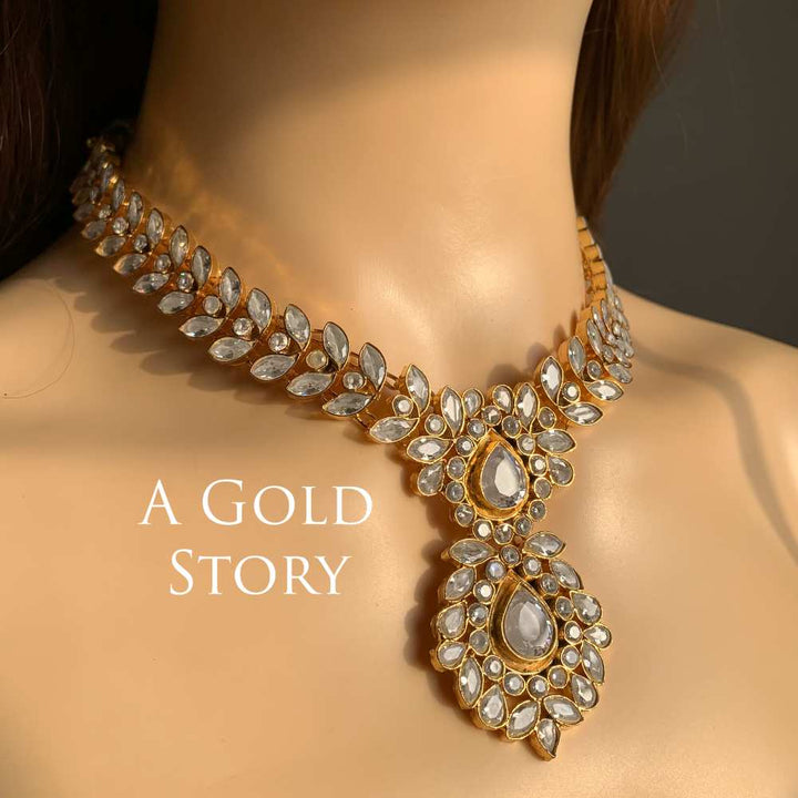 AABIS KUNDAN LPOLKI BRIDAL SET