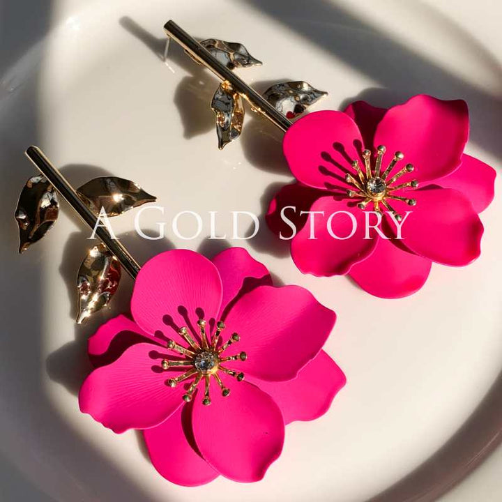 OLIVIA EARRINGS PINK
