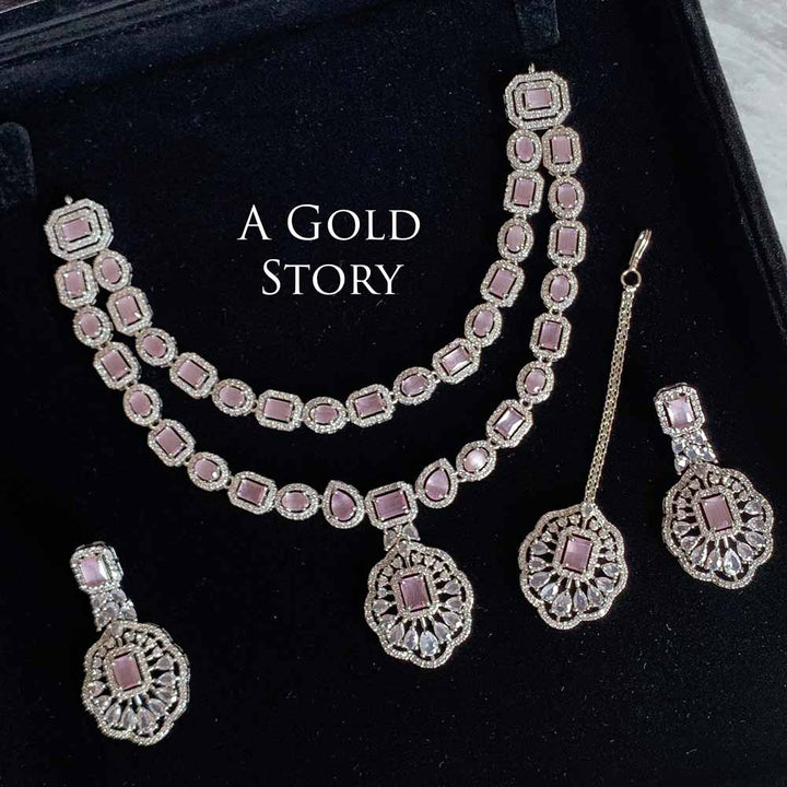 ORZAH NECKLACE SET PINK