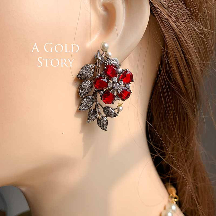 ARSHIN NECKLACE SET RED