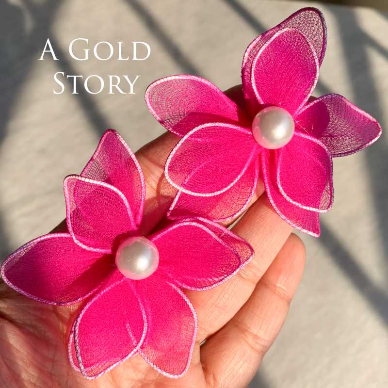VIOLET EARRINGS PINK