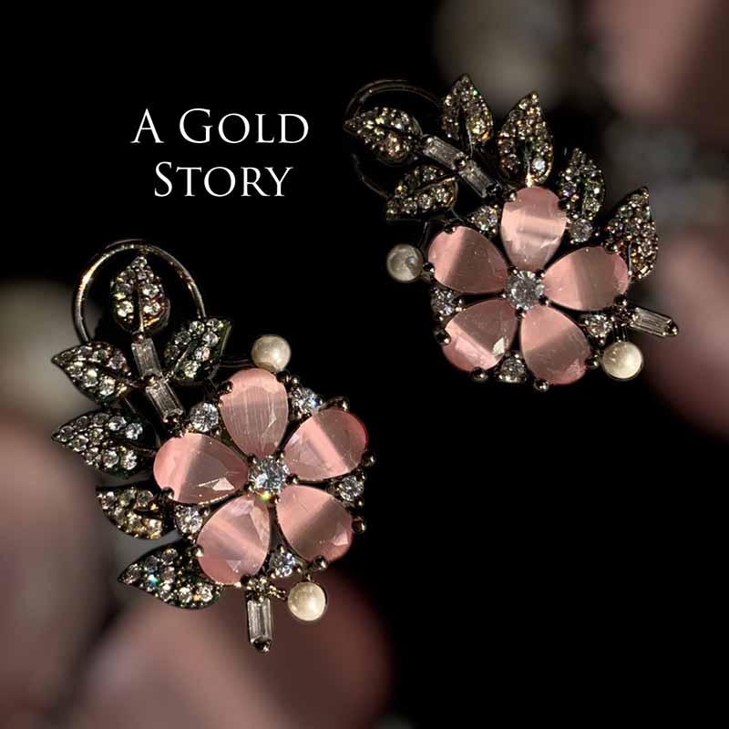 DIANA EARRINGS PINK