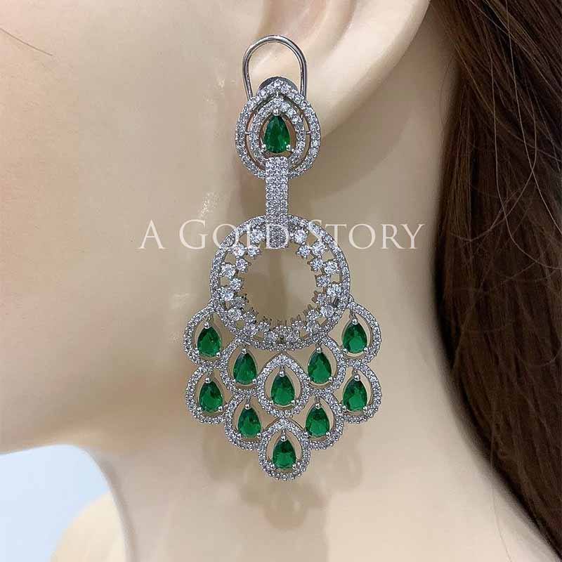 REESE EARRINGS GREEN