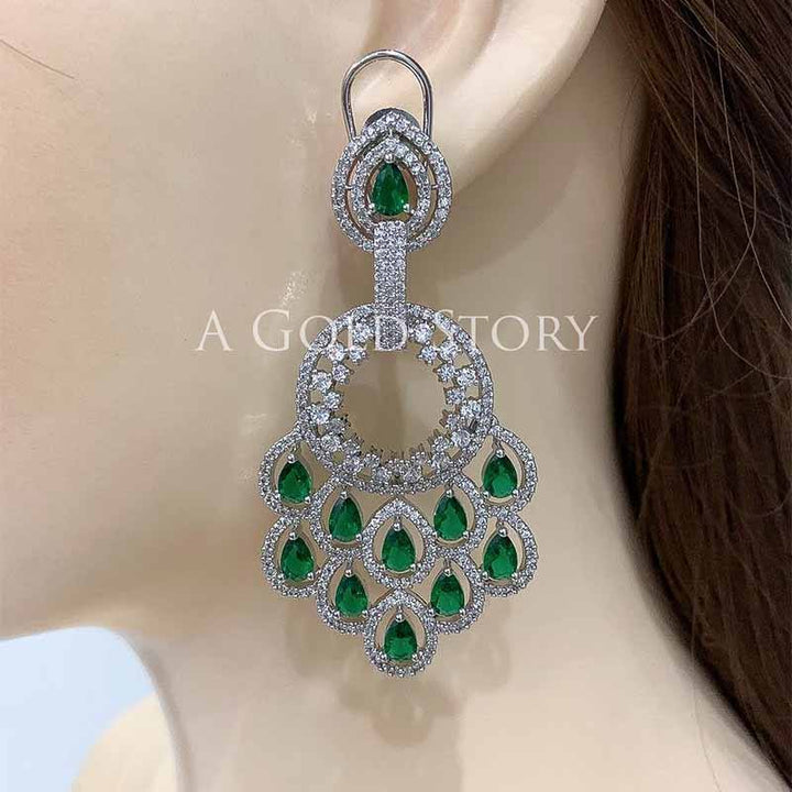 REESE EARRINGS GREEN