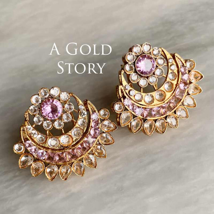 NABIHA EARRINGS LILAC