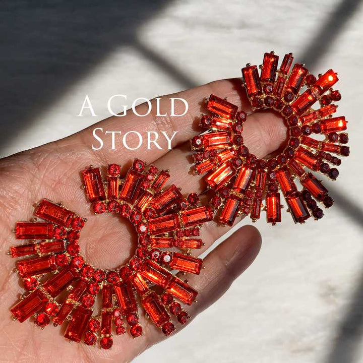 KIARA EARRINGS RED