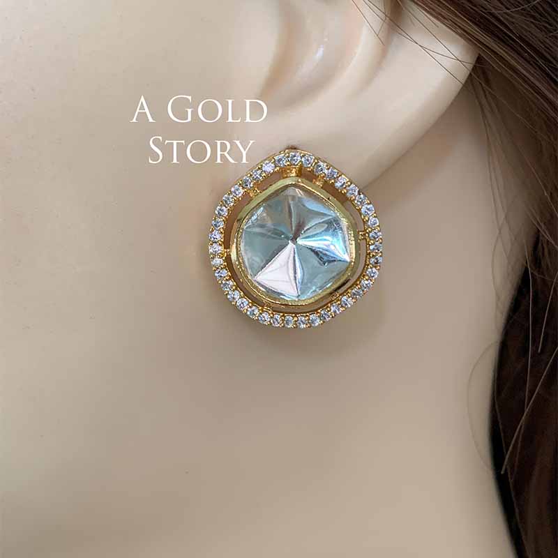 ABRISMINA POLKI EARSTUDS