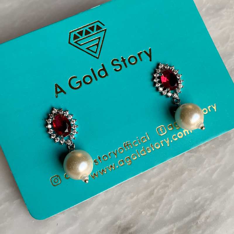 MELODY EARRINGS RED