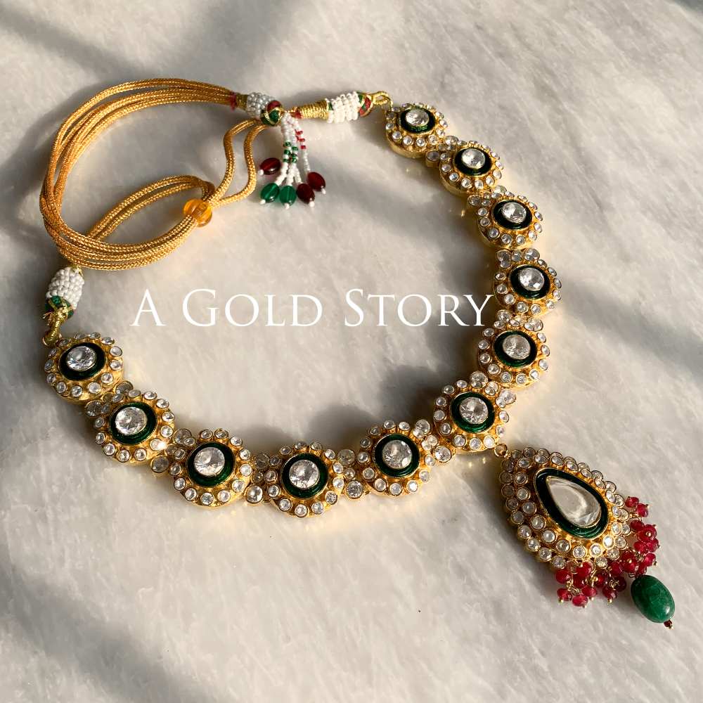 KHUSHBOO KUNDAN POLKI BRIDAL SET