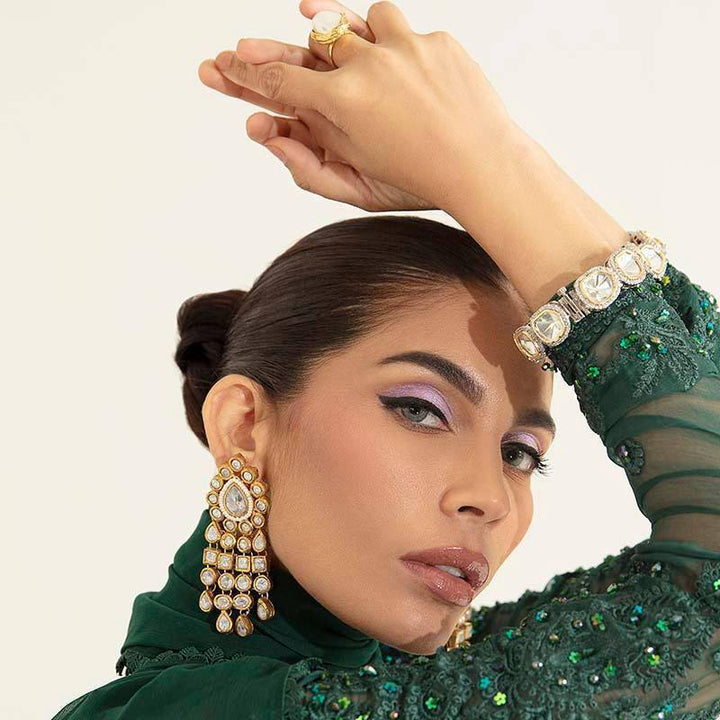 VAFIA EARRINGS AND TEEKA GREEN - A GOLD STORY