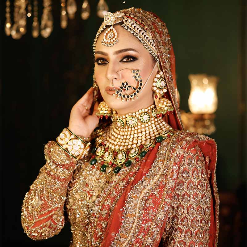 ELEXIS KUNDAN NOSERING PEARL