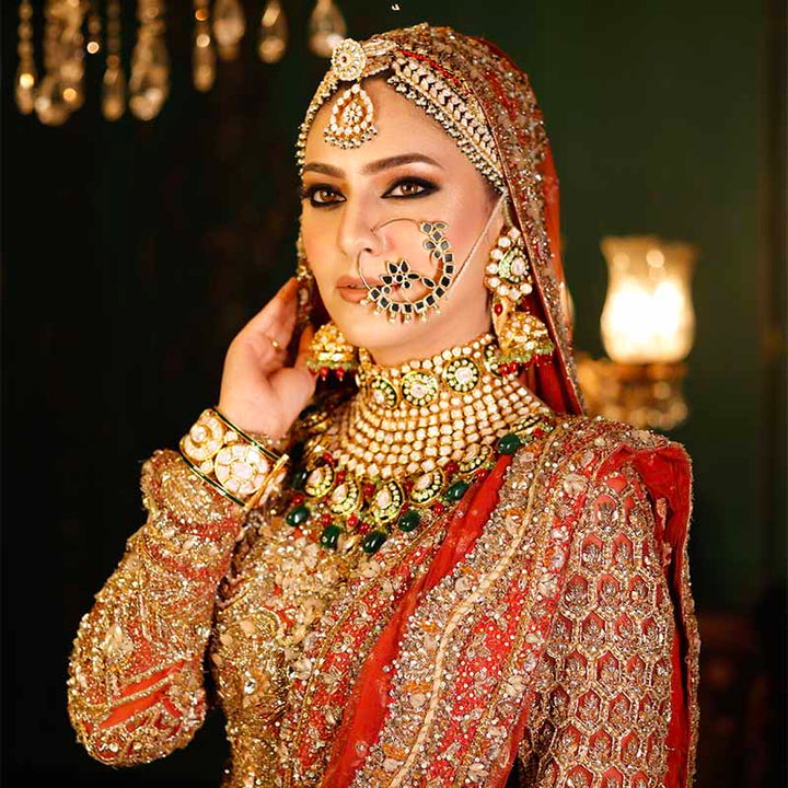 ELEXIS KUNDAN NOSERING PEARL