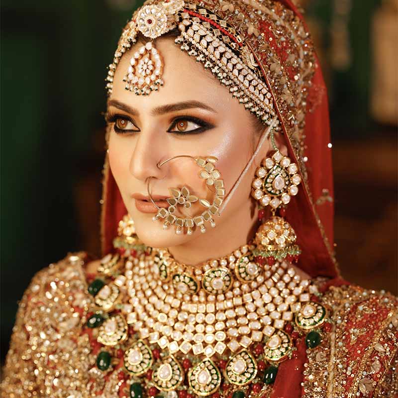 ELEXIS KUNDAN NOSERING PEARL