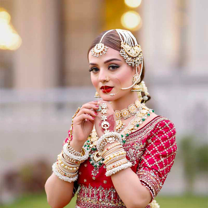 MEENAKUMARI KUNDAN BRIDAL SET