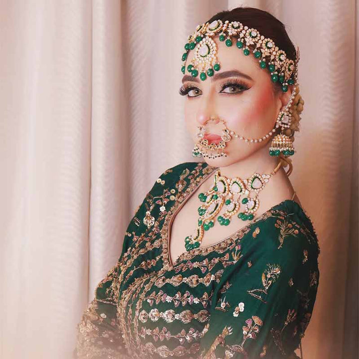 ZEENAT KUNDAN POLKI BRIDAL SET