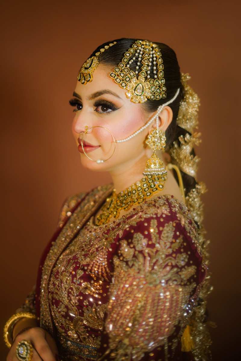 MALIKA JAHAN KUNDAN POLKI BRIDAL SET (MAKE TO ORDER)