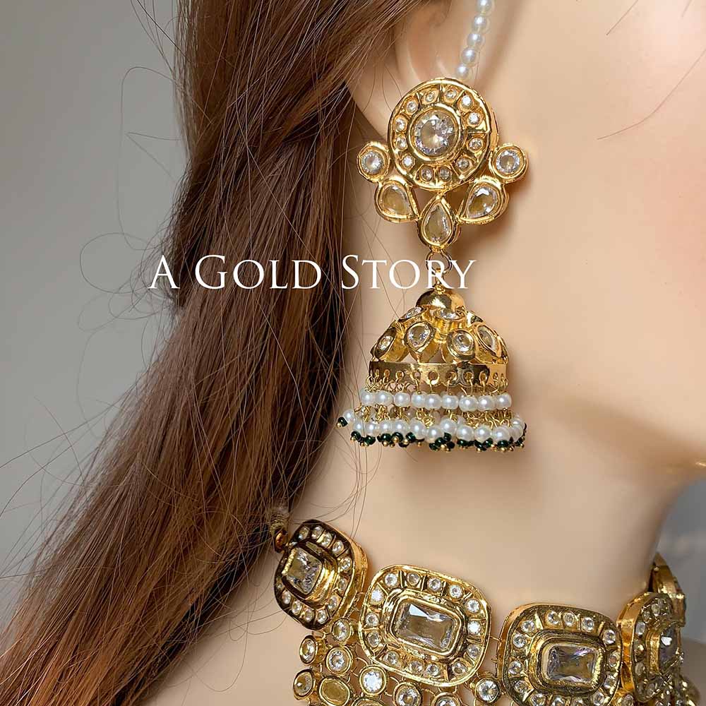 GULBADAB BEGUM KUNDAN POLKI BRIDAL SET