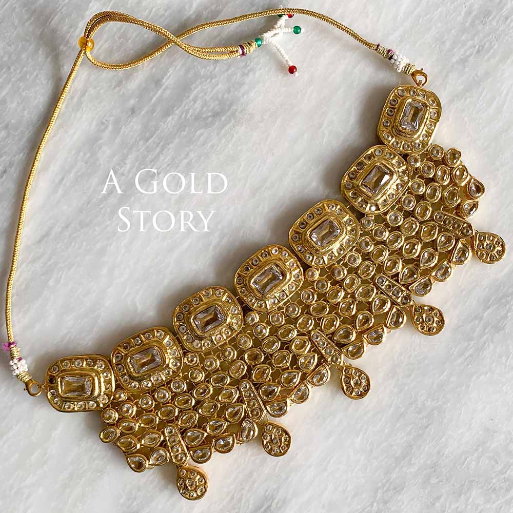 GULBADAB BEGUM KUNDAN POLKI BRIDAL SET