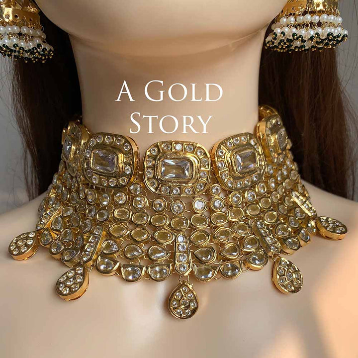 GULBADAB BEGUM KUNDAN POLKI BRIDAL SET