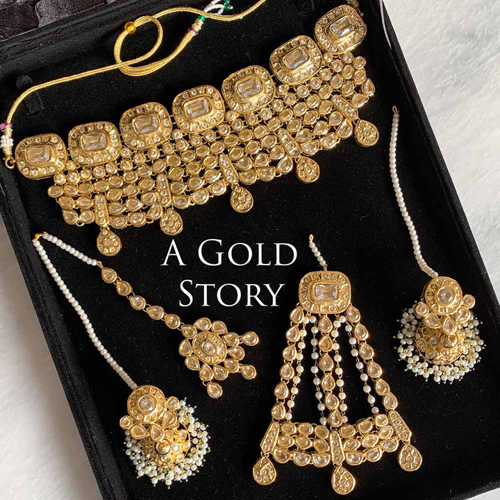 GULBADAB BEGUM KUNDAN POLKI BRIDAL SET