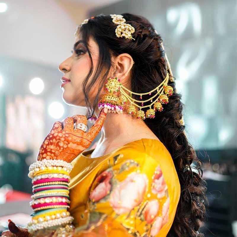 MEHNDI KE RANG BANGLES SET
