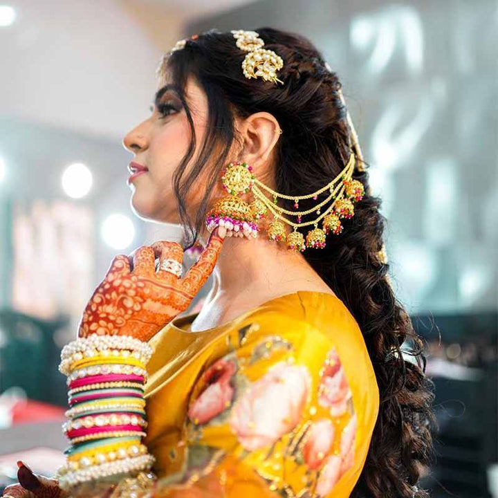 MEHNDI KE RANG BANGLES SET