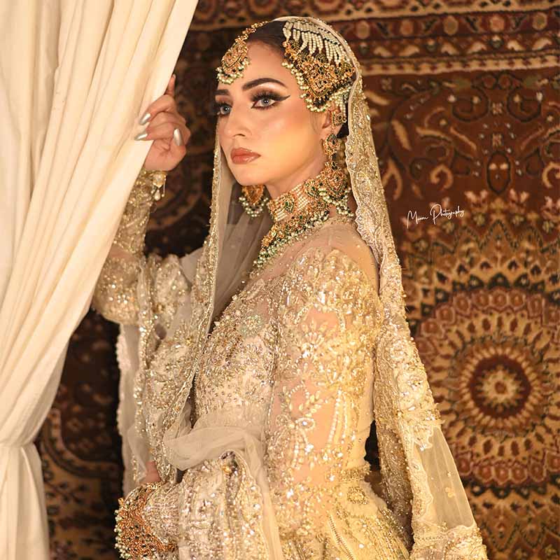 JAHAAN AARA BRIDAL SET GREEN (MAKE TO ORDER)