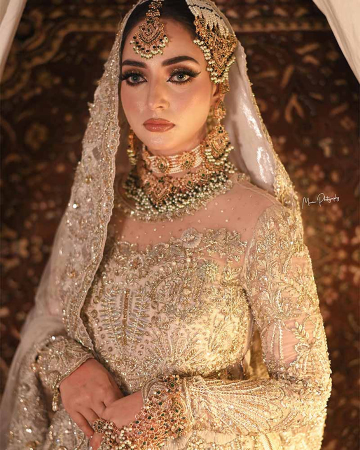 JAHAAN AARA BRIDAL SET GREEN (MAKE TO ORDER)