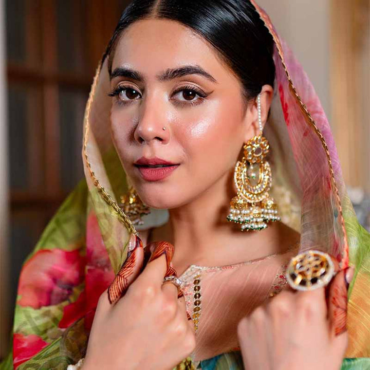 SAJJO EARRINGS AND TIKKA