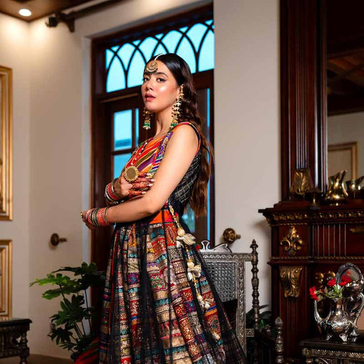 FALAK KUNDAN EARRINGS GREEN