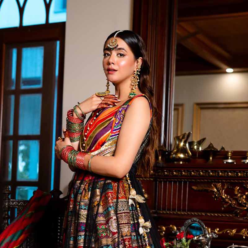 FALAK KUNDAN EARRINGS GREEN