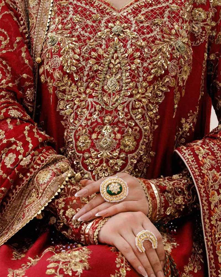 MALVA KUNDAN RING CRESENT