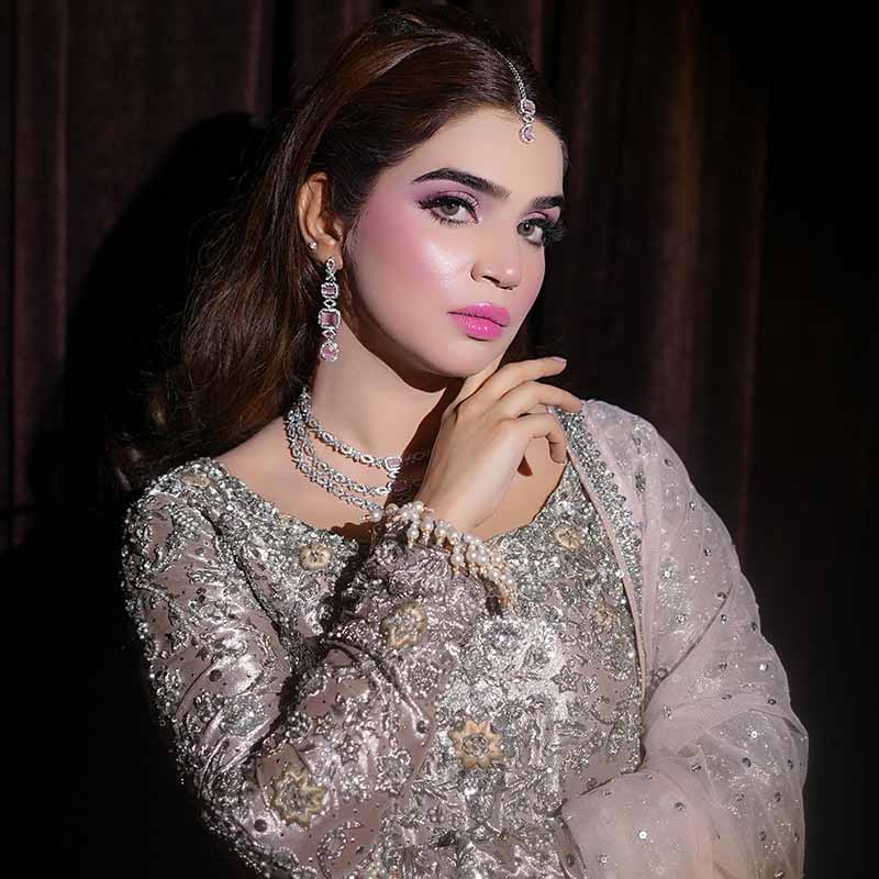 NAMAR BRIDAL NECKLACE SET PINK