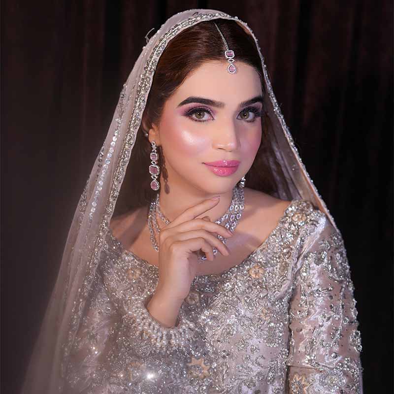 NAMAR BRIDAL NECKLACE SET PINK