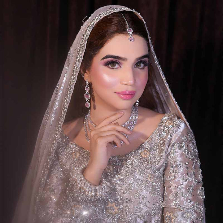 NAMAR BRIDAL NECKLACE SET PINK