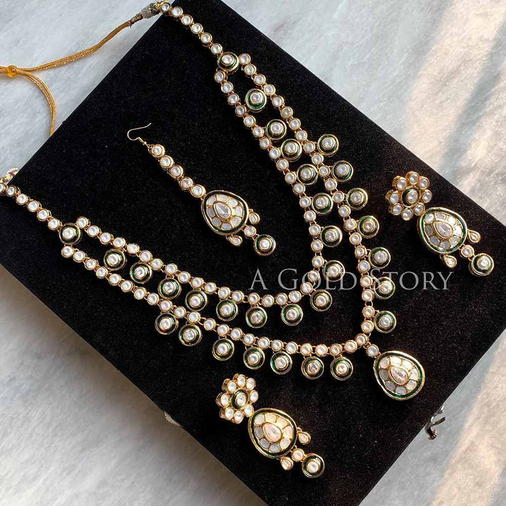 EMAAN POLKI MAALA SET - A GOLD STORY